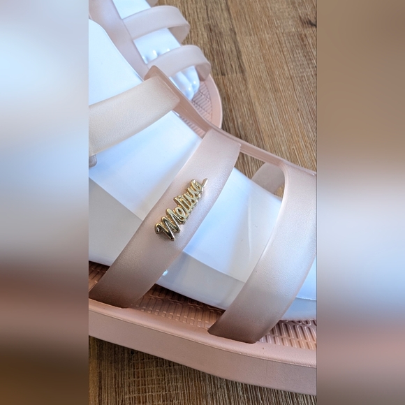 Melissa Women's Sun Rodeo Strappy Fisherman Scented Sandals Frosted Pink Size 9 - Picture 6 of 12